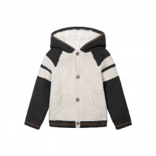 Mate 8K: Knitted Hooded Button Thru Cardigan (1-3 Years)